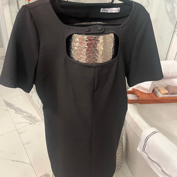 Zara mod Austin Powers style mini dress size XXL twiggy space age swinging 60s - Picture 10 of 17